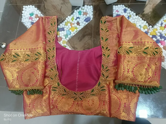 Designer Aari Work Blouse stitched by V.G. Fashion Pune